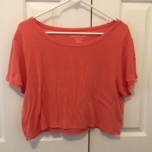 American eagle soft & sexy coral t shirt